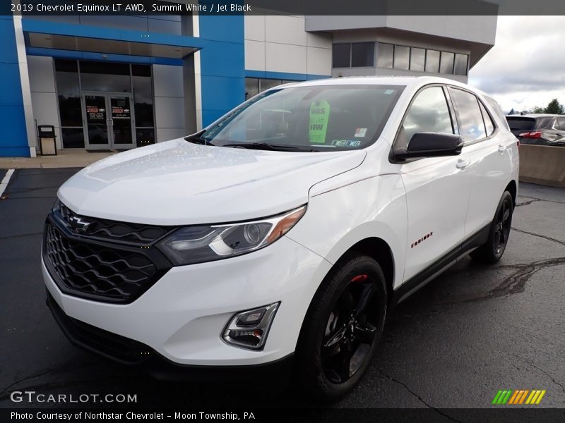 Summit White / Jet Black 2019 Chevrolet Equinox LT AWD