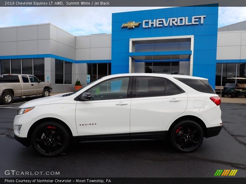 Summit White / Jet Black 2019 Chevrolet Equinox LT AWD