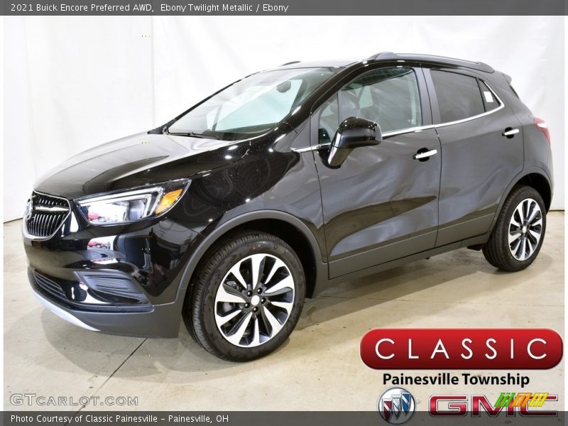 Ebony Twilight Metallic / Ebony 2021 Buick Encore Preferred AWD
