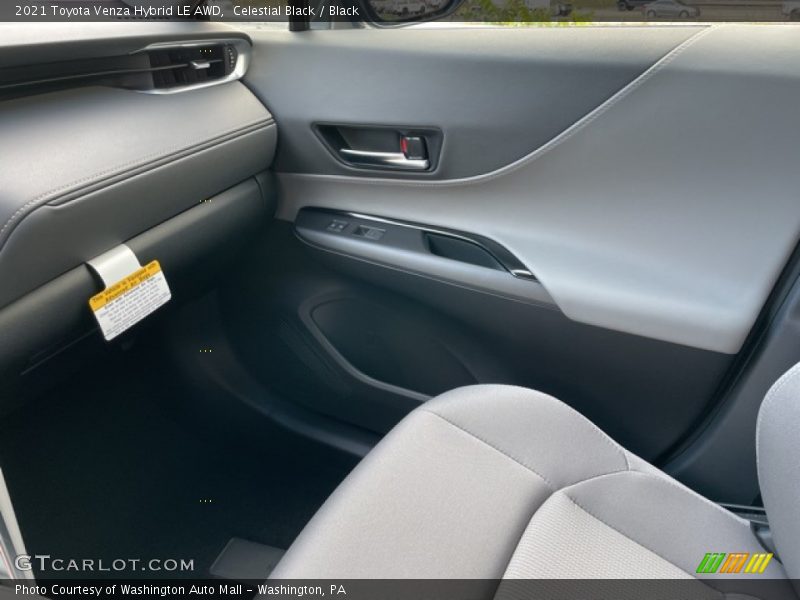 Celestial Black / Black 2021 Toyota Venza Hybrid LE AWD