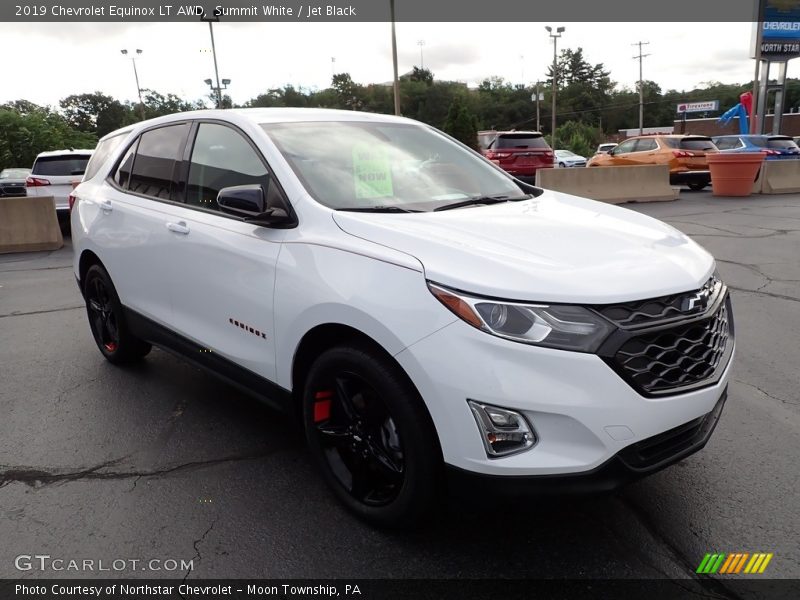 Summit White / Jet Black 2019 Chevrolet Equinox LT AWD
