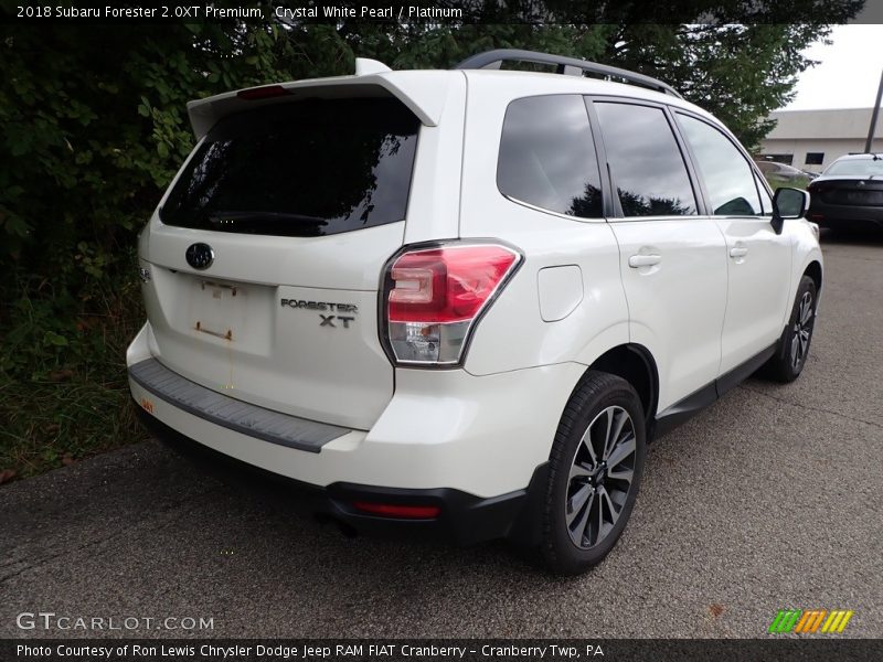 Crystal White Pearl / Platinum 2018 Subaru Forester 2.0XT Premium