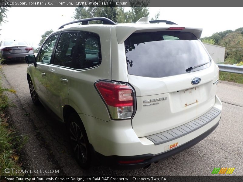 Crystal White Pearl / Platinum 2018 Subaru Forester 2.0XT Premium