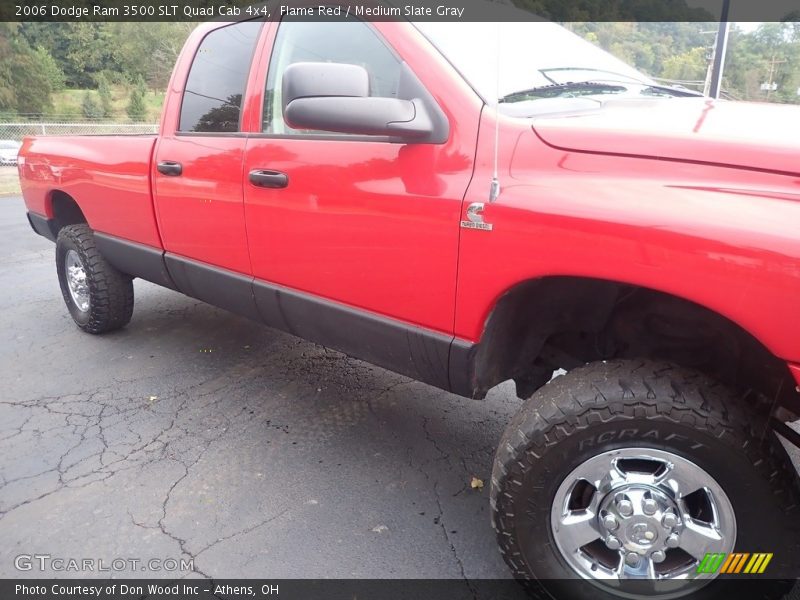 Flame Red / Medium Slate Gray 2006 Dodge Ram 3500 SLT Quad Cab 4x4