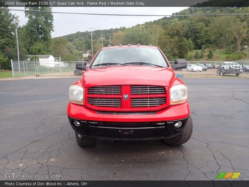 Flame Red / Medium Slate Gray 2006 Dodge Ram 3500 SLT Quad Cab 4x4