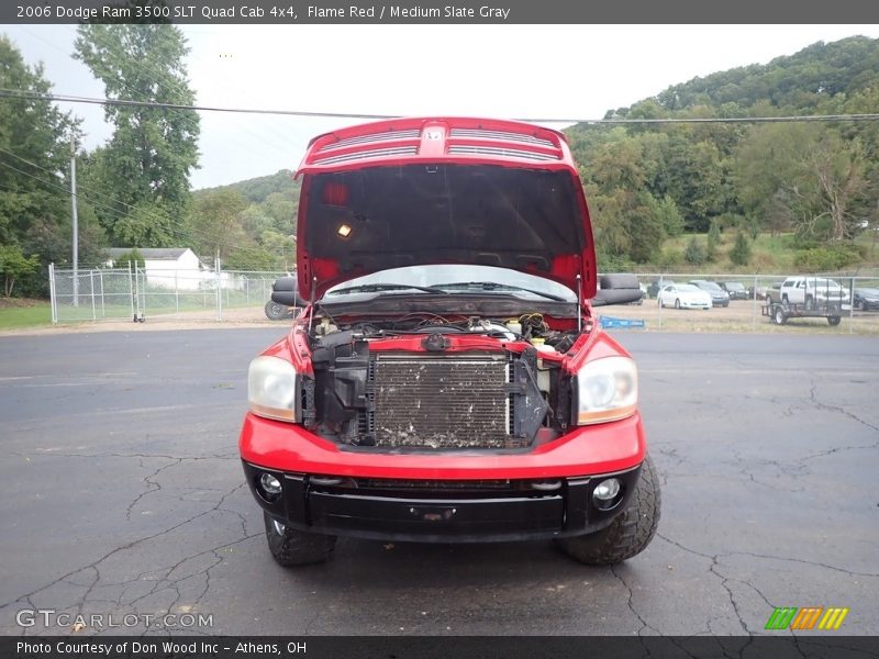 Flame Red / Medium Slate Gray 2006 Dodge Ram 3500 SLT Quad Cab 4x4