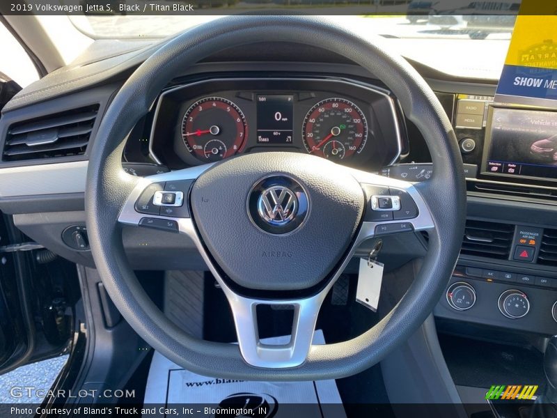 Black / Titan Black 2019 Volkswagen Jetta S