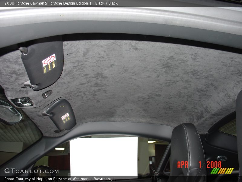 Black / Black 2008 Porsche Cayman S Porsche Design Edition 1