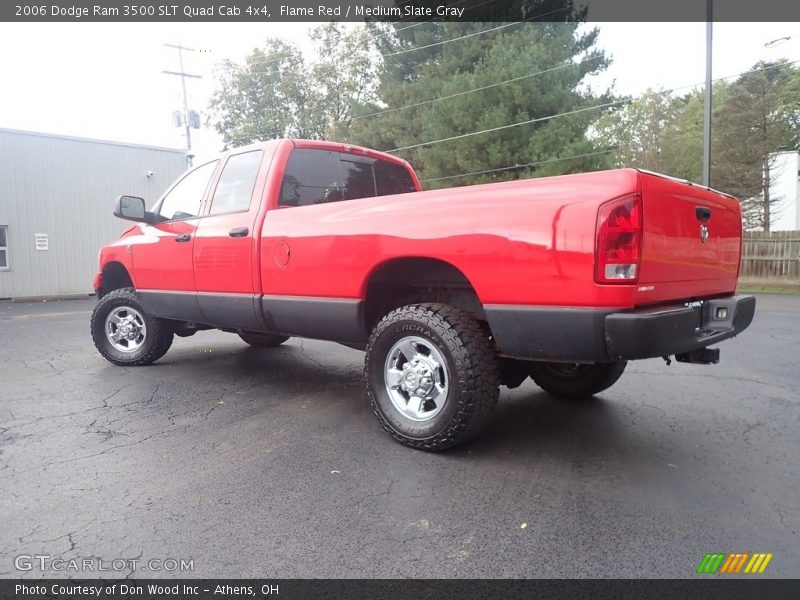 Flame Red / Medium Slate Gray 2006 Dodge Ram 3500 SLT Quad Cab 4x4