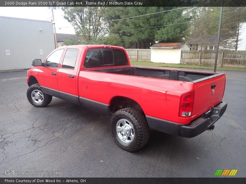 Flame Red / Medium Slate Gray 2006 Dodge Ram 3500 SLT Quad Cab 4x4