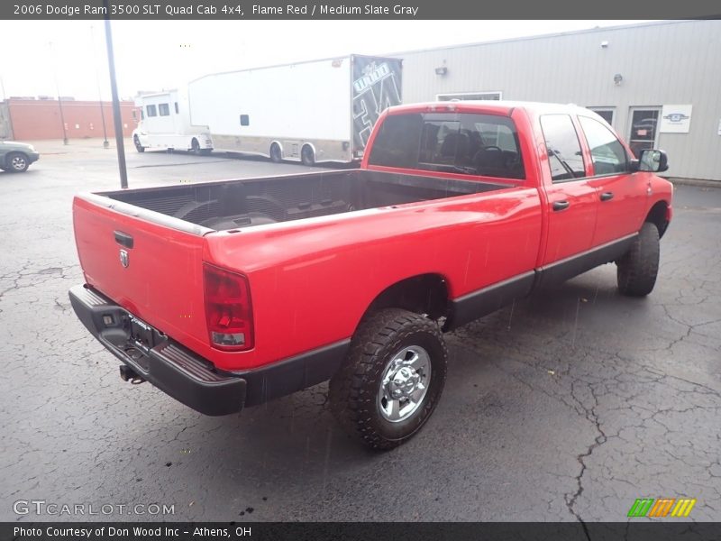 Flame Red / Medium Slate Gray 2006 Dodge Ram 3500 SLT Quad Cab 4x4