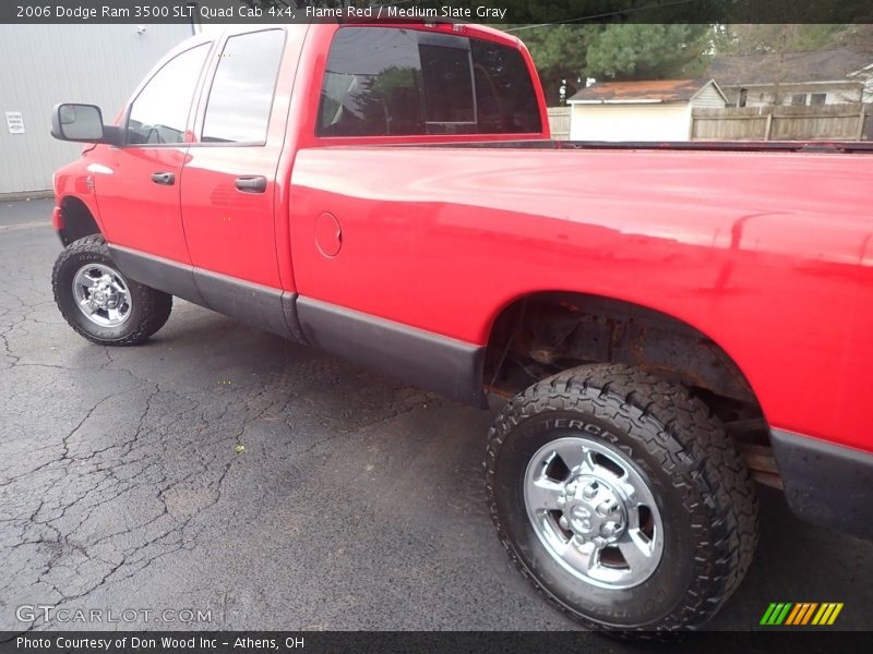 Flame Red / Medium Slate Gray 2006 Dodge Ram 3500 SLT Quad Cab 4x4