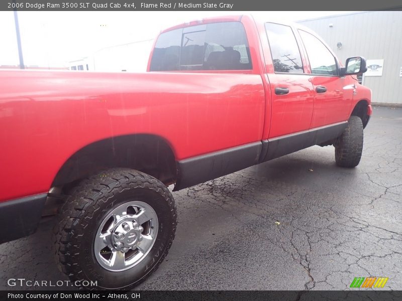 Flame Red / Medium Slate Gray 2006 Dodge Ram 3500 SLT Quad Cab 4x4