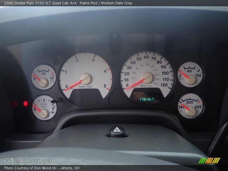  2006 Ram 3500 SLT Quad Cab 4x4 SLT Quad Cab 4x4 Gauges