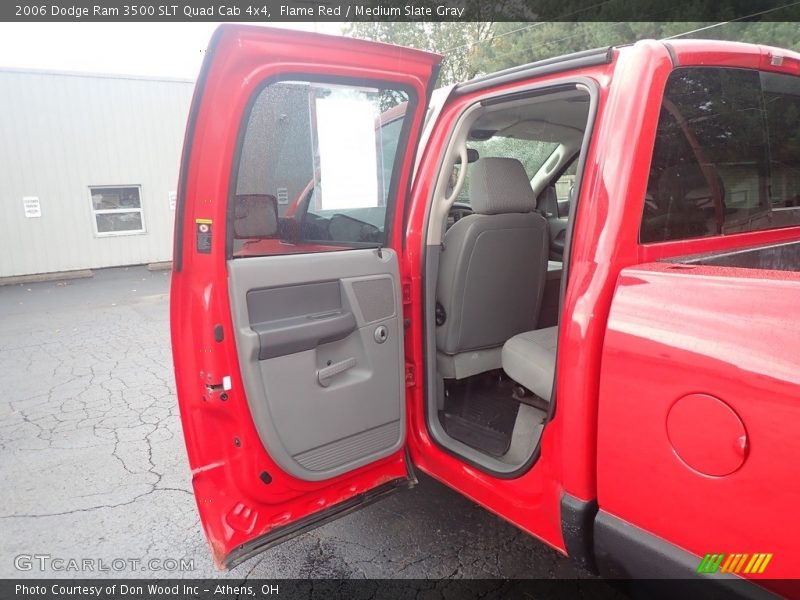 Flame Red / Medium Slate Gray 2006 Dodge Ram 3500 SLT Quad Cab 4x4