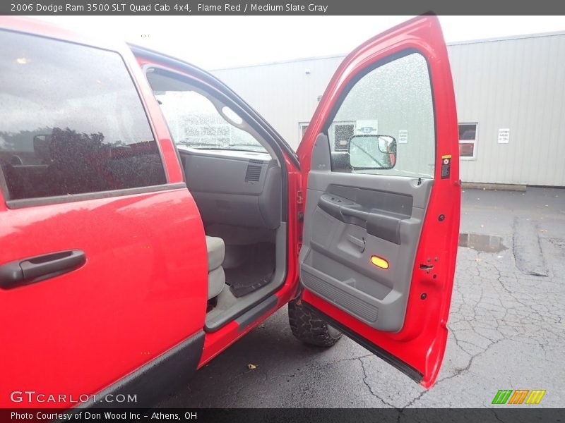 Flame Red / Medium Slate Gray 2006 Dodge Ram 3500 SLT Quad Cab 4x4