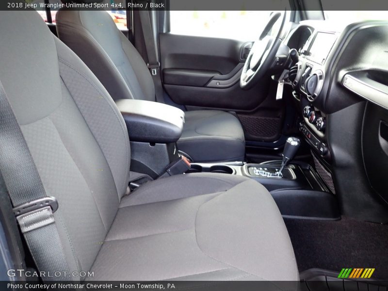 Rhino / Black 2018 Jeep Wrangler Unlimited Sport 4x4