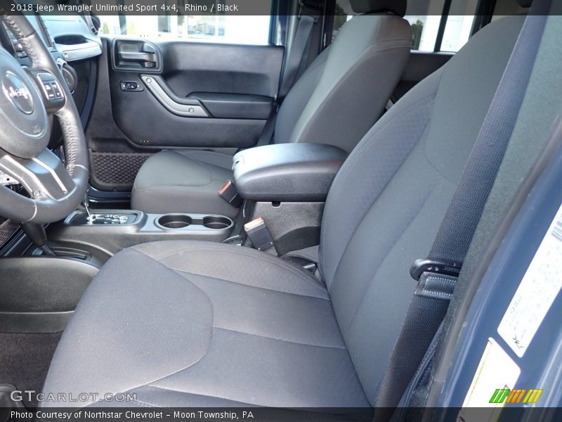 Rhino / Black 2018 Jeep Wrangler Unlimited Sport 4x4