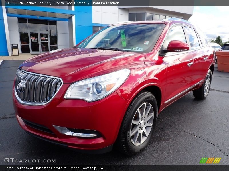 Crystal Red Tintcoat / Titanium Leather 2013 Buick Enclave Leather
