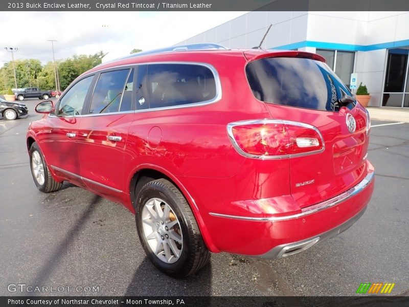 Crystal Red Tintcoat / Titanium Leather 2013 Buick Enclave Leather