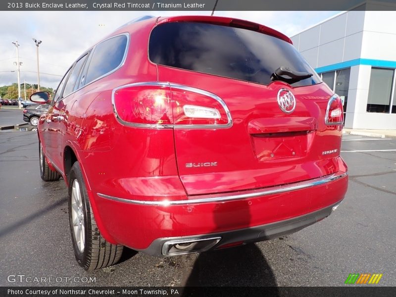 Crystal Red Tintcoat / Titanium Leather 2013 Buick Enclave Leather