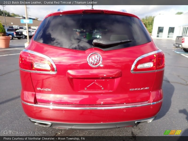 Crystal Red Tintcoat / Titanium Leather 2013 Buick Enclave Leather