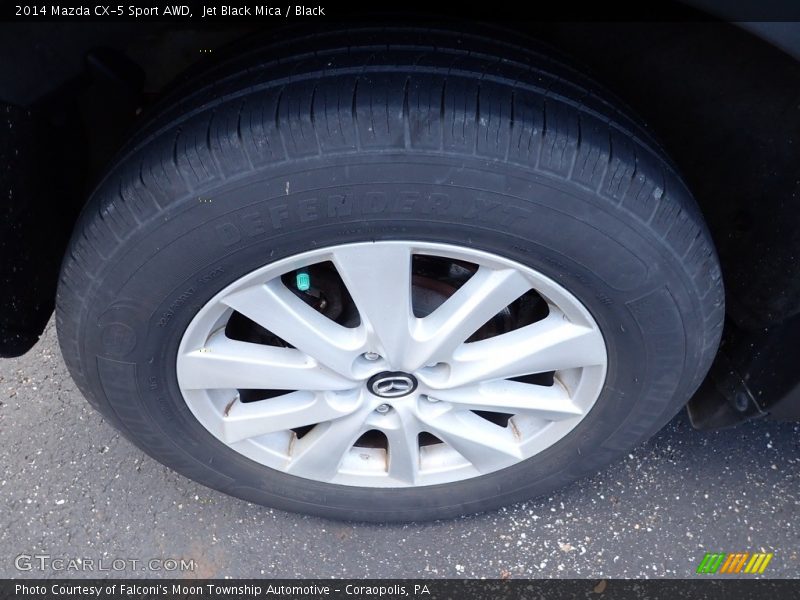 Jet Black Mica / Black 2014 Mazda CX-5 Sport AWD