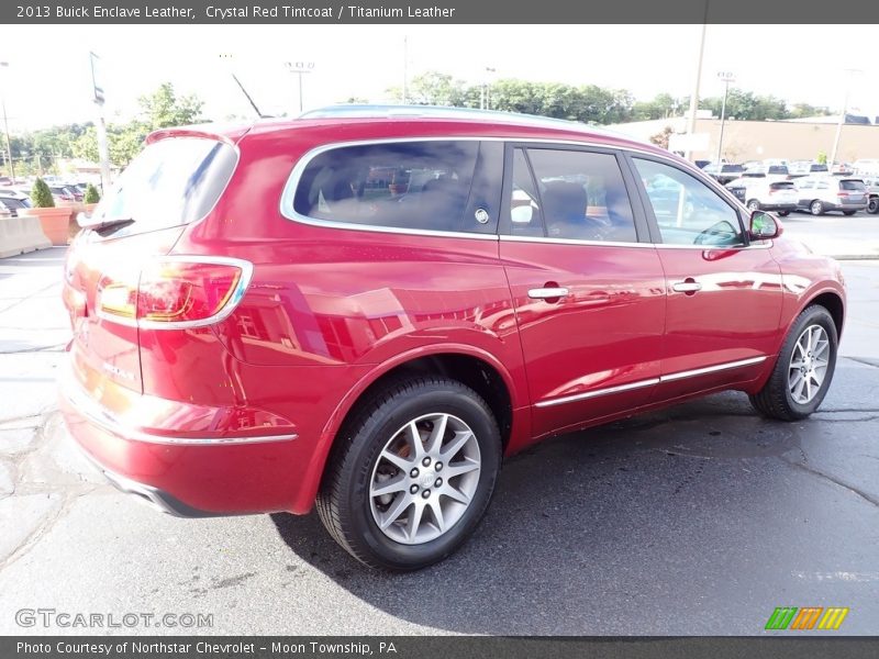 Crystal Red Tintcoat / Titanium Leather 2013 Buick Enclave Leather
