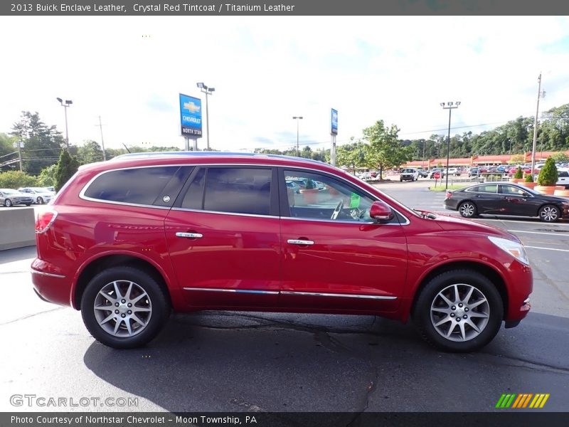 Crystal Red Tintcoat / Titanium Leather 2013 Buick Enclave Leather