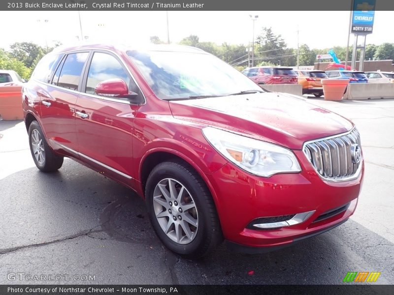 Crystal Red Tintcoat / Titanium Leather 2013 Buick Enclave Leather