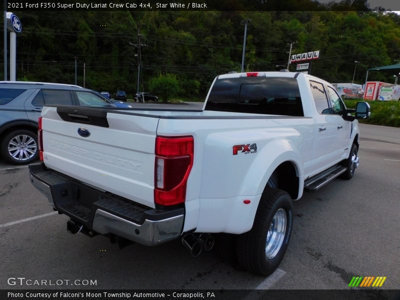 Star White / Black 2021 Ford F350 Super Duty Lariat Crew Cab 4x4
