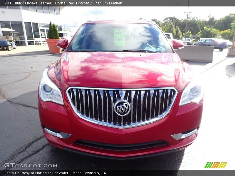 Crystal Red Tintcoat / Titanium Leather 2013 Buick Enclave Leather