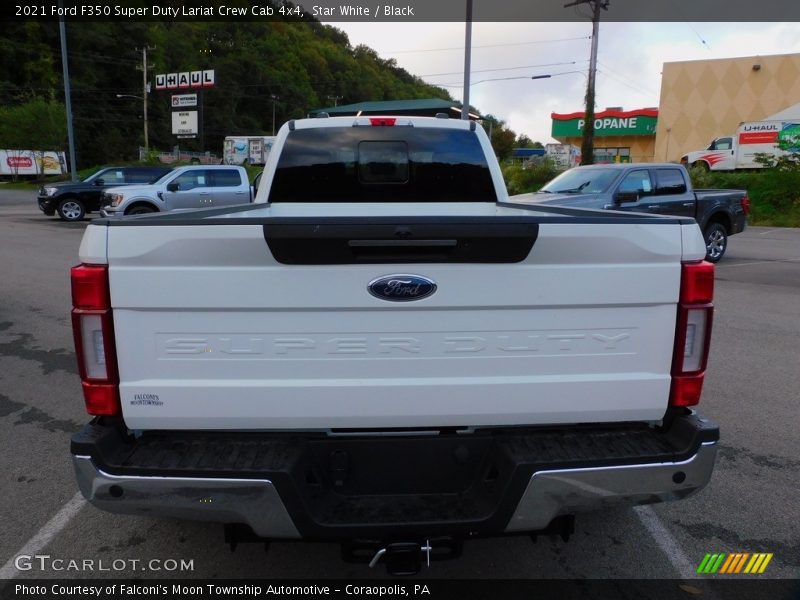 Star White / Black 2021 Ford F350 Super Duty Lariat Crew Cab 4x4