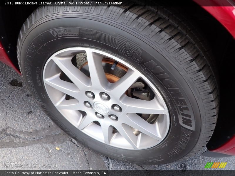 Crystal Red Tintcoat / Titanium Leather 2013 Buick Enclave Leather