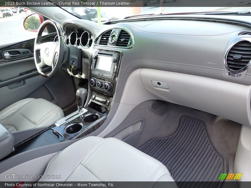 Crystal Red Tintcoat / Titanium Leather 2013 Buick Enclave Leather