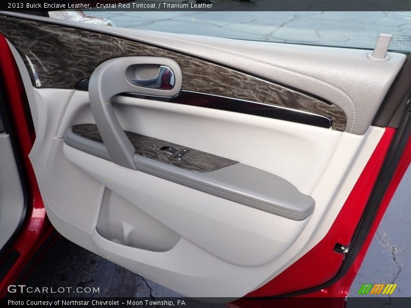Crystal Red Tintcoat / Titanium Leather 2013 Buick Enclave Leather