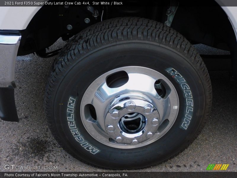 Star White / Black 2021 Ford F350 Super Duty Lariat Crew Cab 4x4