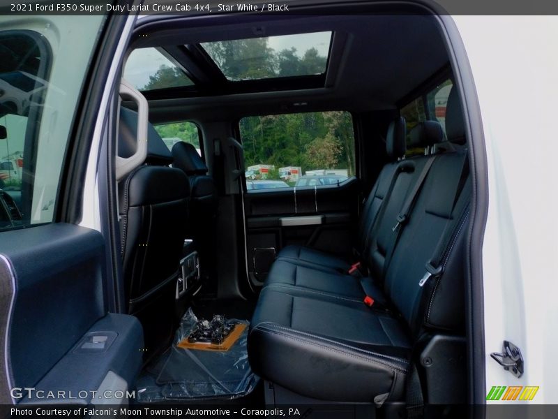 Star White / Black 2021 Ford F350 Super Duty Lariat Crew Cab 4x4