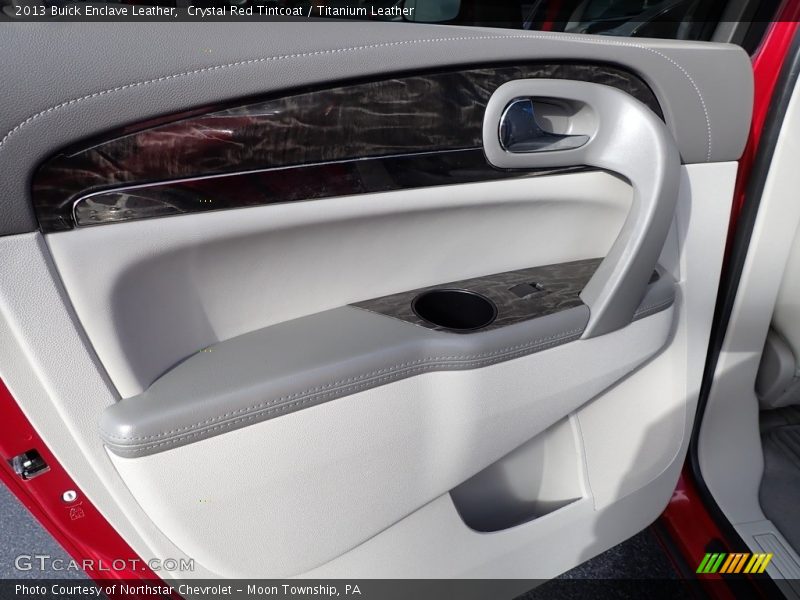Crystal Red Tintcoat / Titanium Leather 2013 Buick Enclave Leather