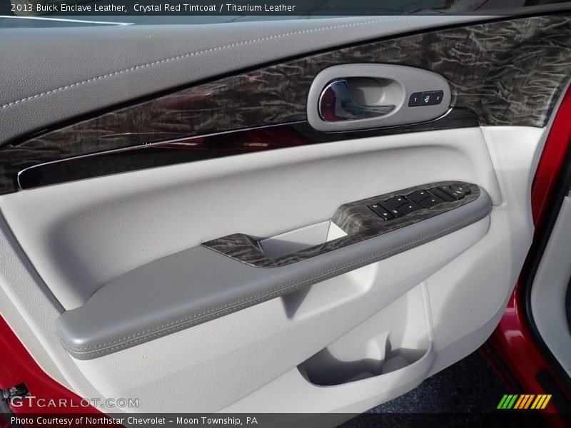 Crystal Red Tintcoat / Titanium Leather 2013 Buick Enclave Leather