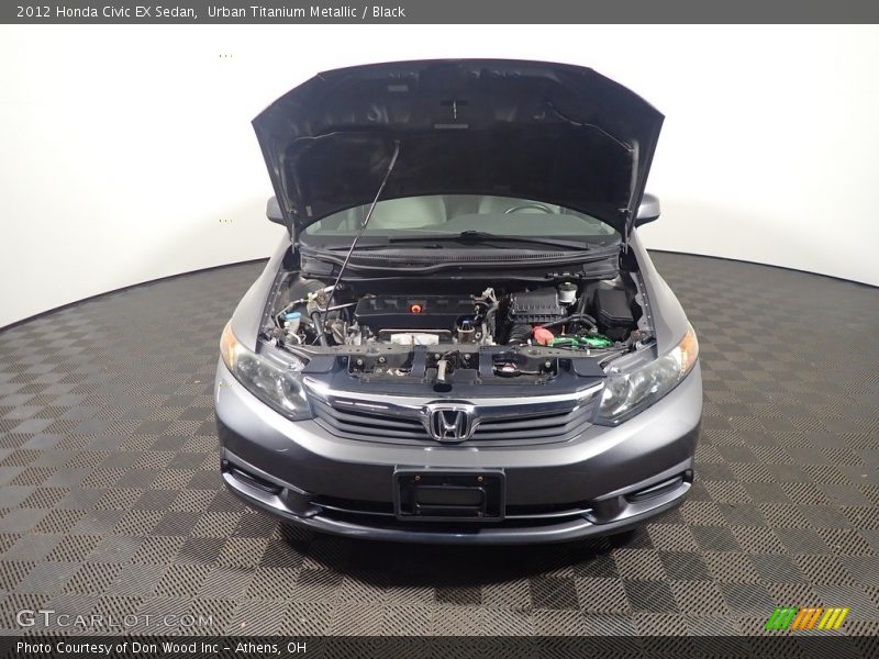 Urban Titanium Metallic / Black 2012 Honda Civic EX Sedan
