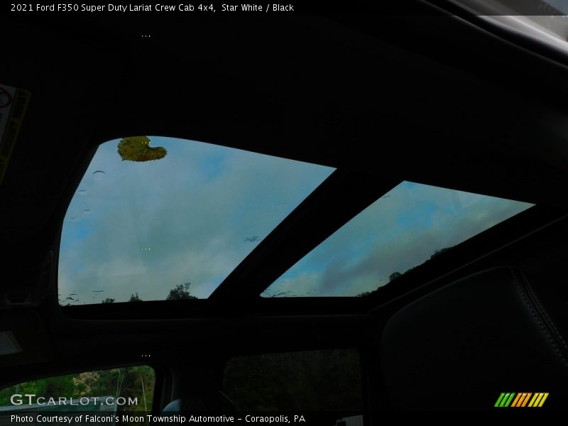 Star White / Black 2021 Ford F350 Super Duty Lariat Crew Cab 4x4