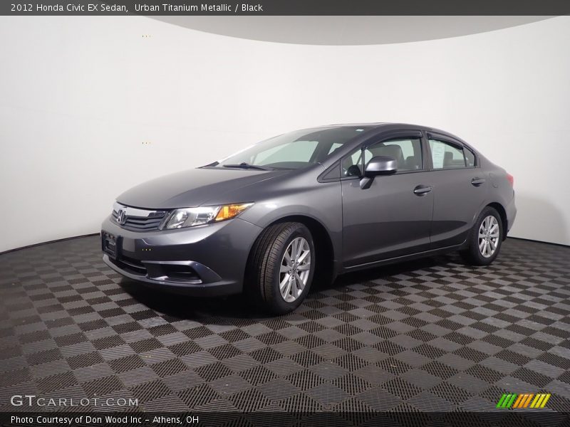 Urban Titanium Metallic / Black 2012 Honda Civic EX Sedan