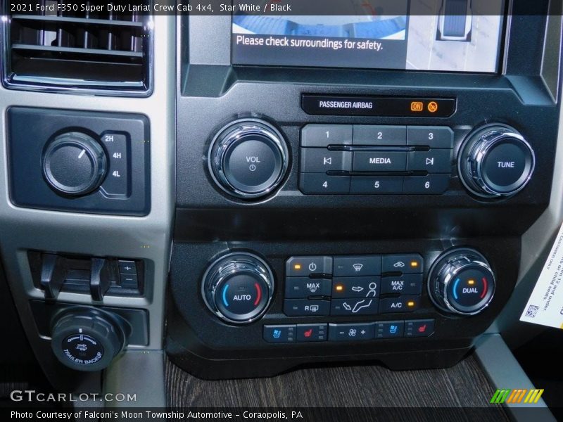 Star White / Black 2021 Ford F350 Super Duty Lariat Crew Cab 4x4