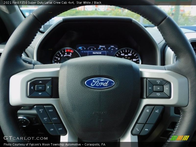 Star White / Black 2021 Ford F350 Super Duty Lariat Crew Cab 4x4