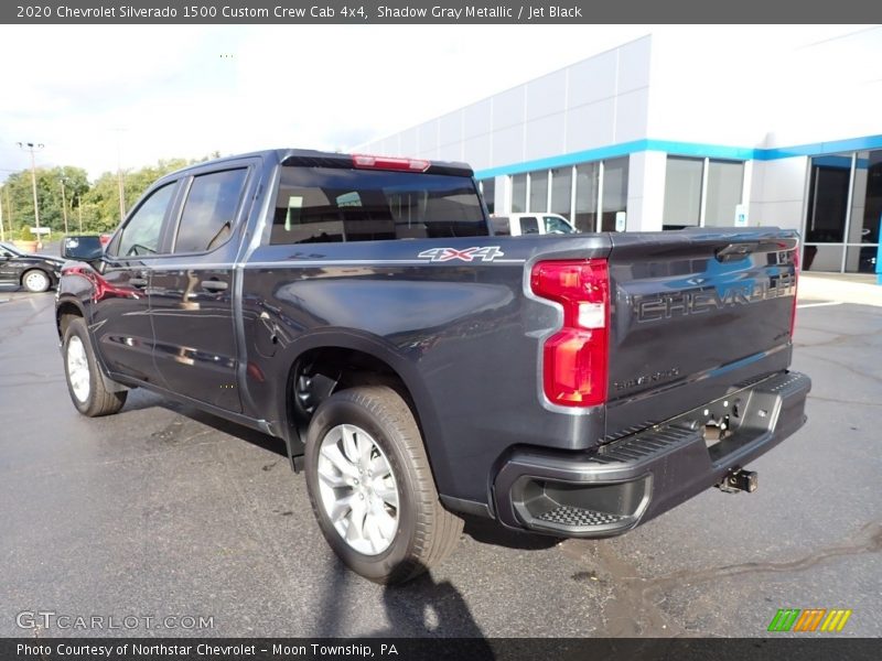 Shadow Gray Metallic / Jet Black 2020 Chevrolet Silverado 1500 Custom Crew Cab 4x4