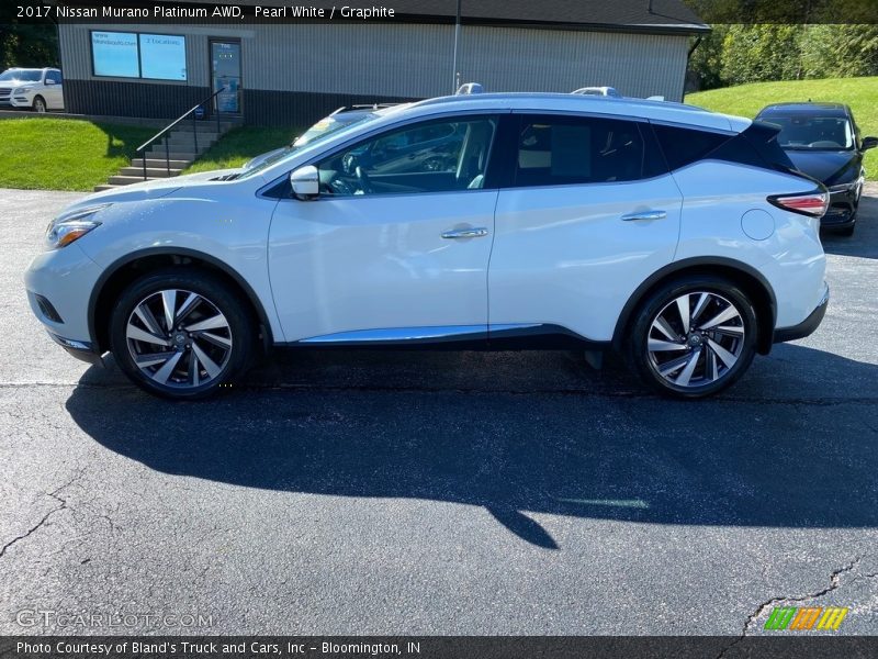 Pearl White / Graphite 2017 Nissan Murano Platinum AWD