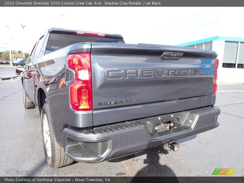 Shadow Gray Metallic / Jet Black 2020 Chevrolet Silverado 1500 Custom Crew Cab 4x4