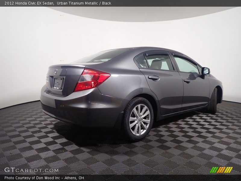 Urban Titanium Metallic / Black 2012 Honda Civic EX Sedan