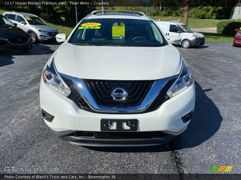 Pearl White / Graphite 2017 Nissan Murano Platinum AWD